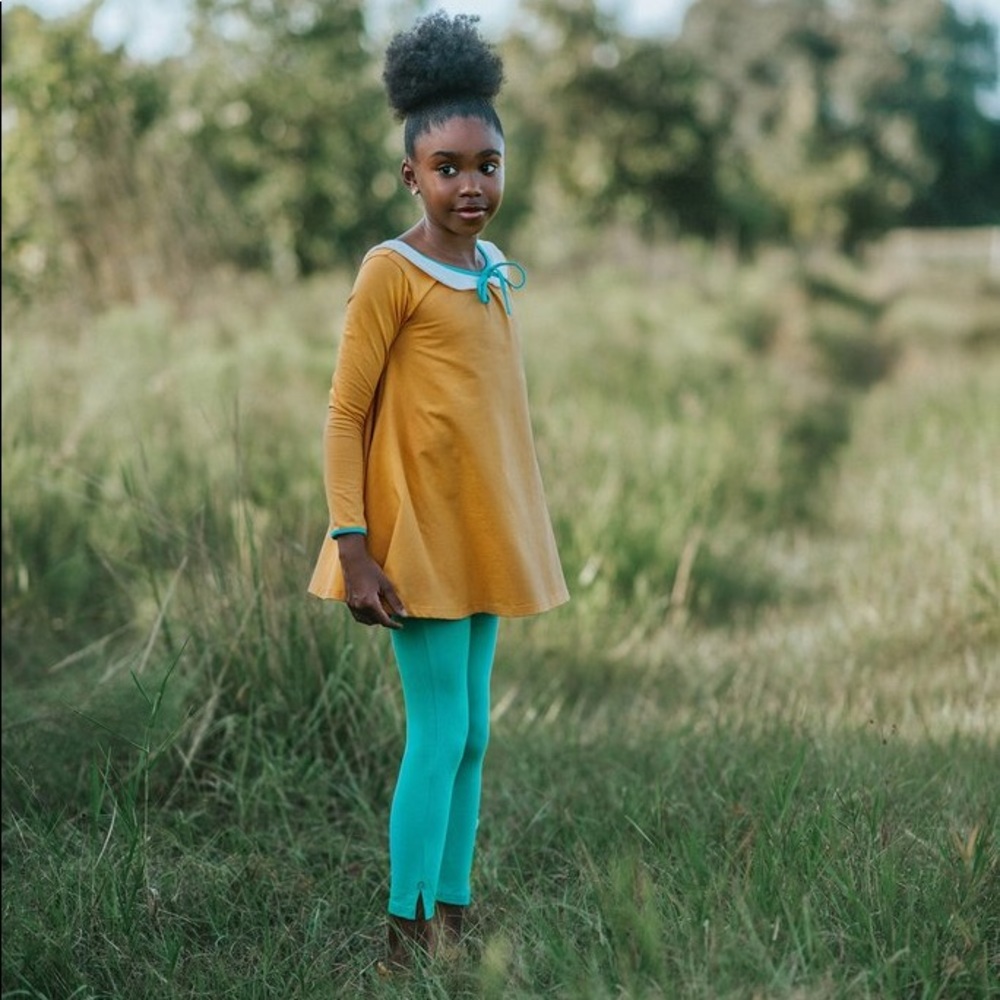 🍁SOLD🍁4T Omi Jo house dressButternutTurquoise